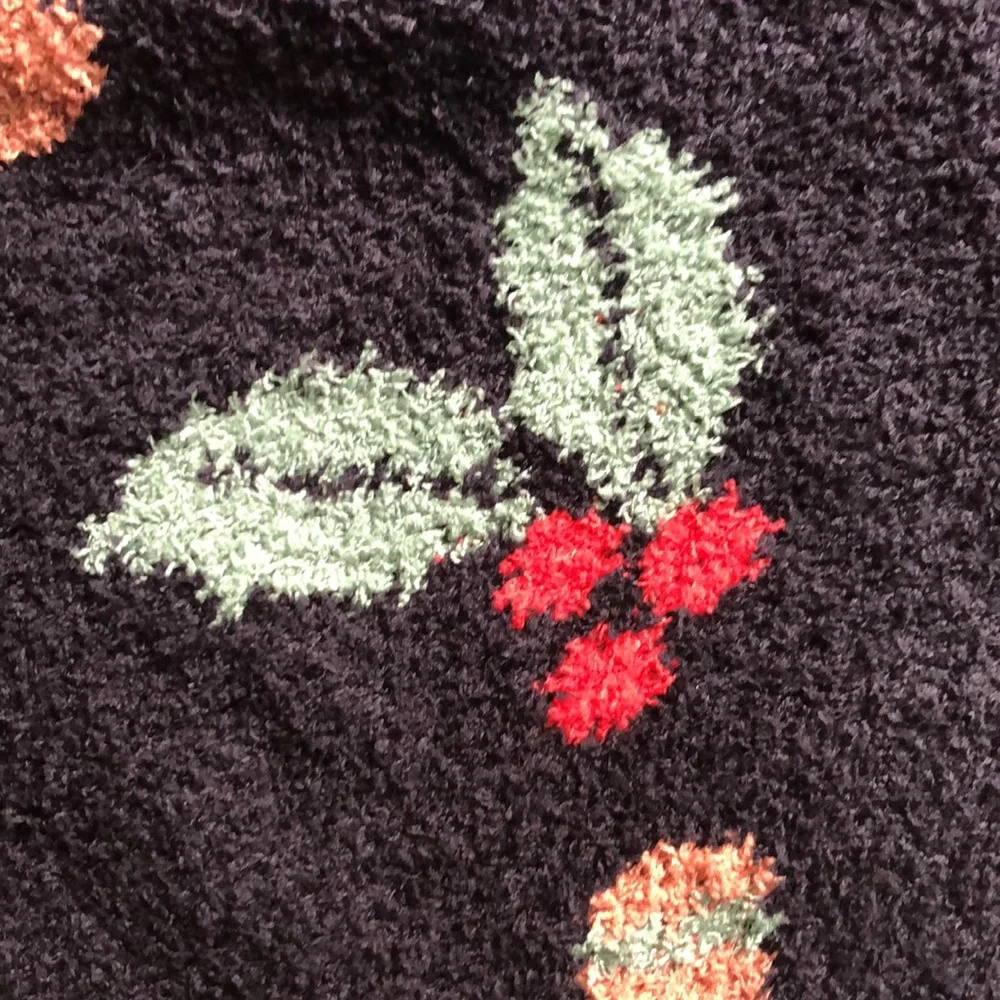 GORGEOUS Gingerbread Knitted Throw
